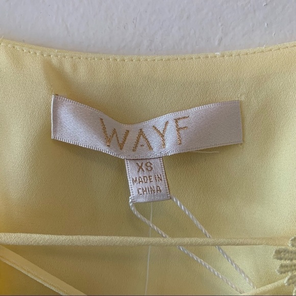 WAYF Posie Strappy Lace Up Cami Tank Top Blouse - Picture 4 of 7